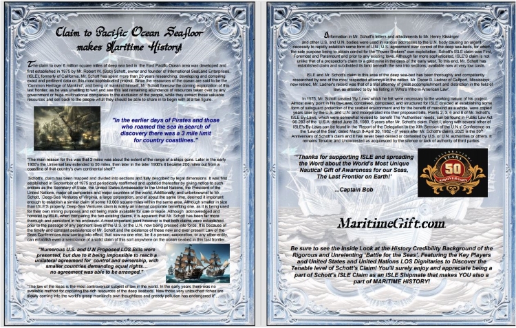 ISLE SeaLand Claim History 